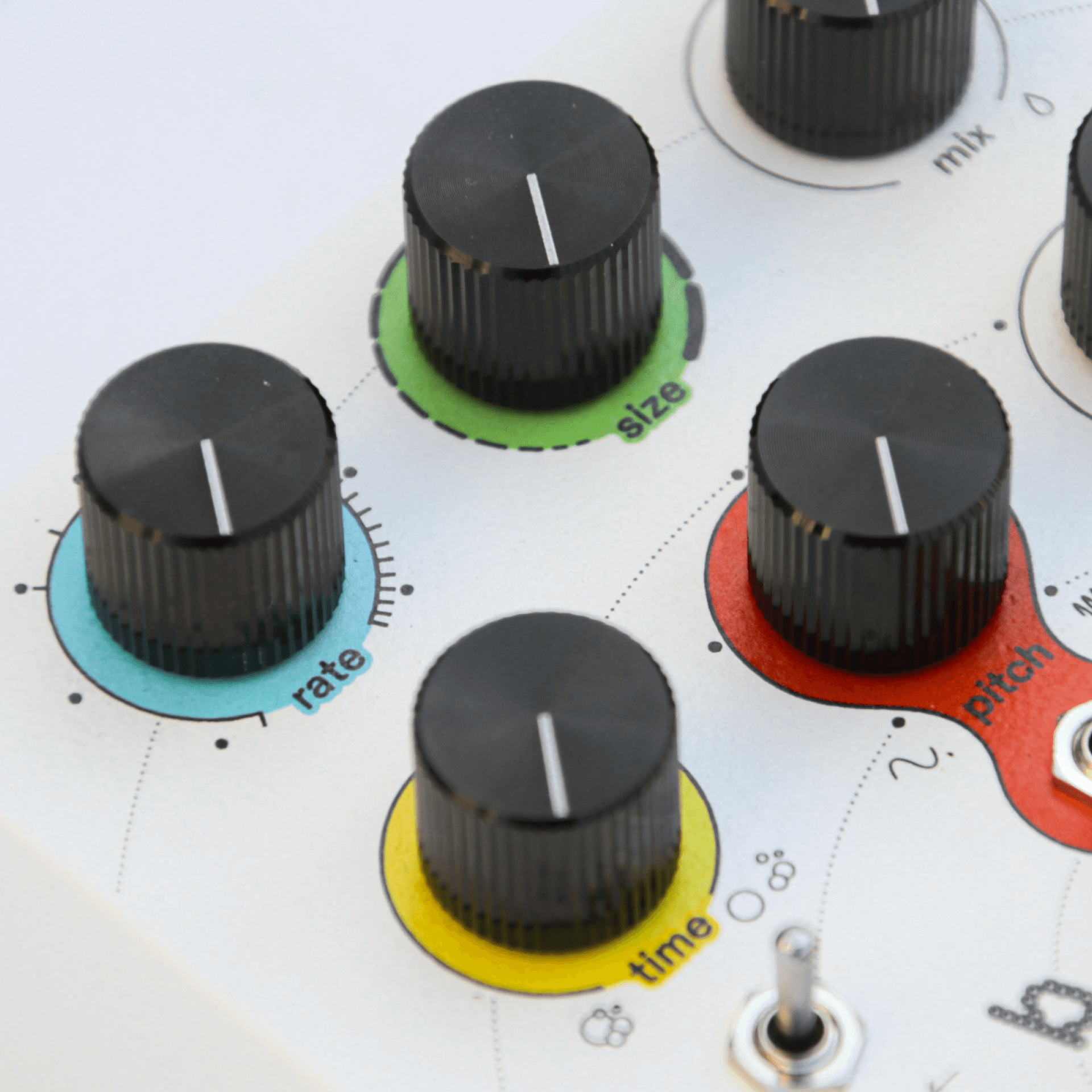 Dobbo pedal - main controls top view